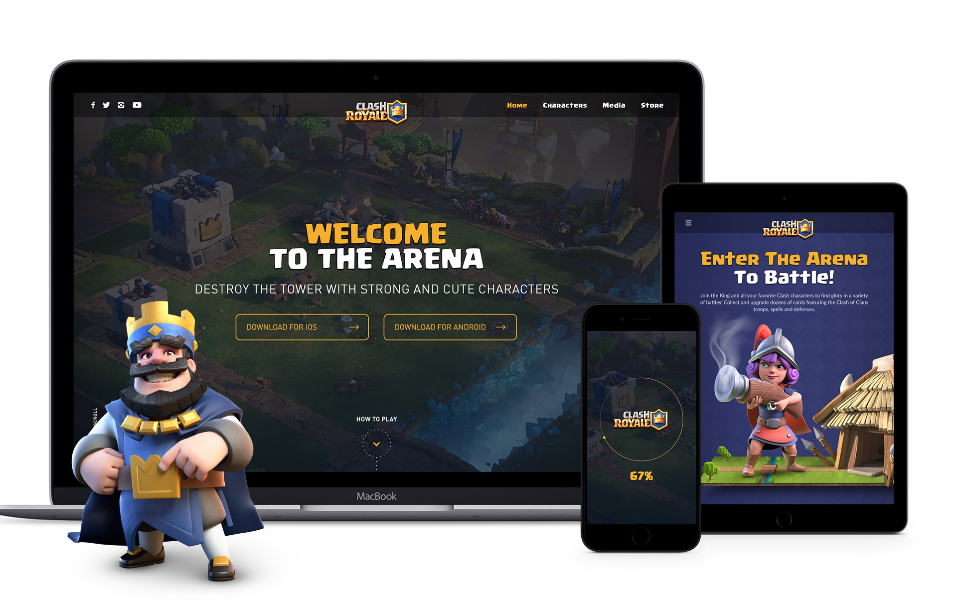 Clash Royale Website