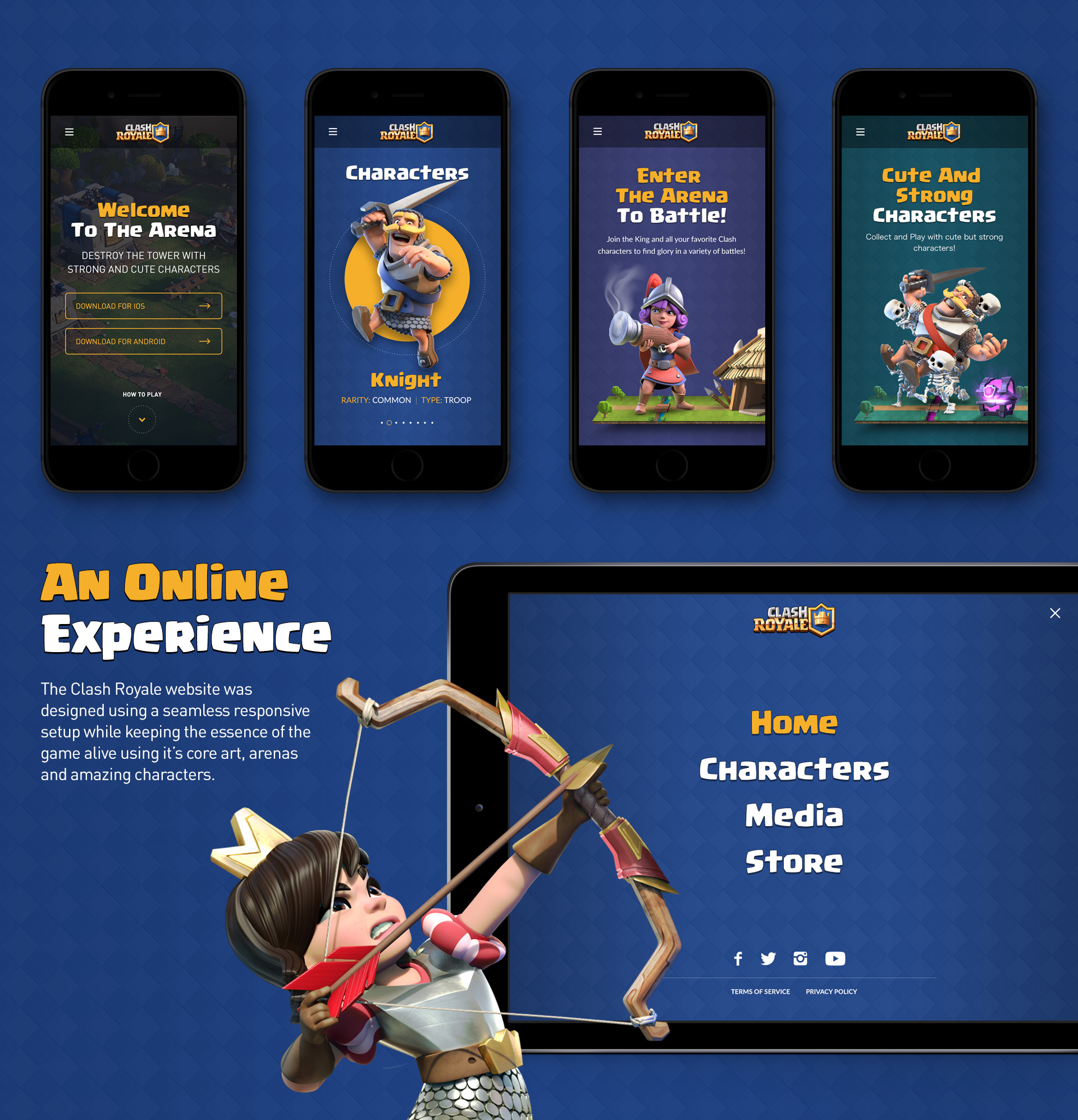 Clash Royale Website
