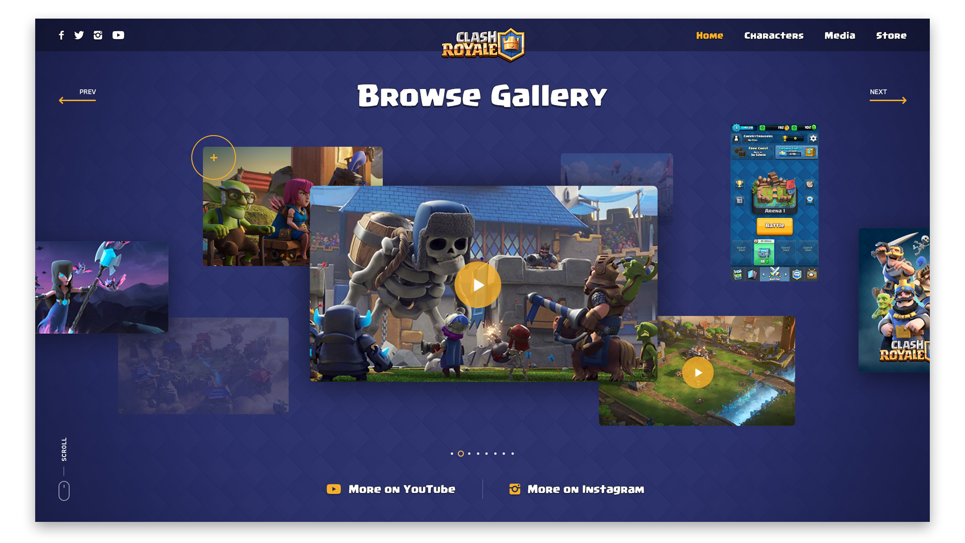 Clash Royale Website