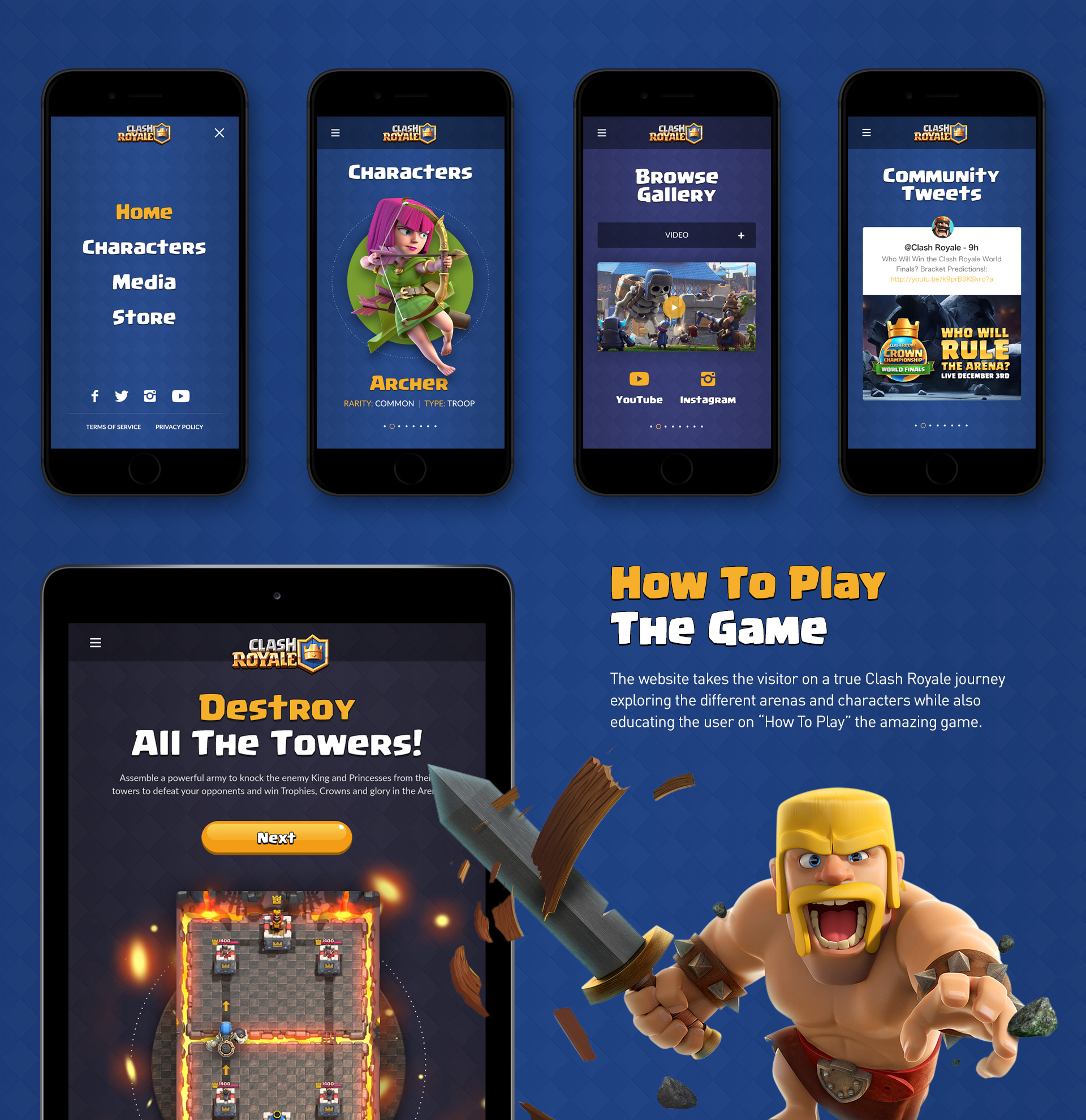 Clash Royale Website