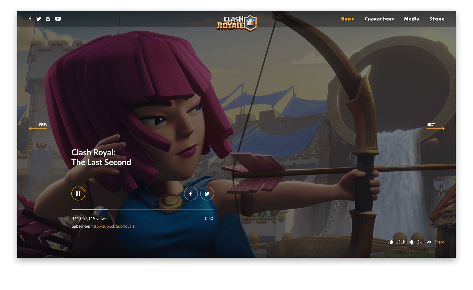 Clash Royale Website