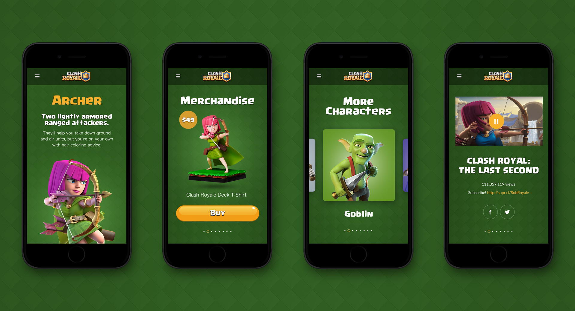 Clash Royale Website